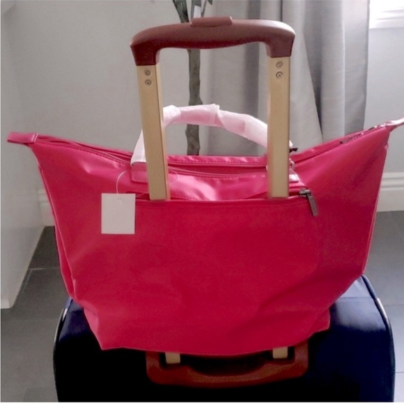 LIPAULT Paris $135 Tote Bag Travel Bag Shoulder Handbag Duffel Carry On Luggage - Picture 6 of 8